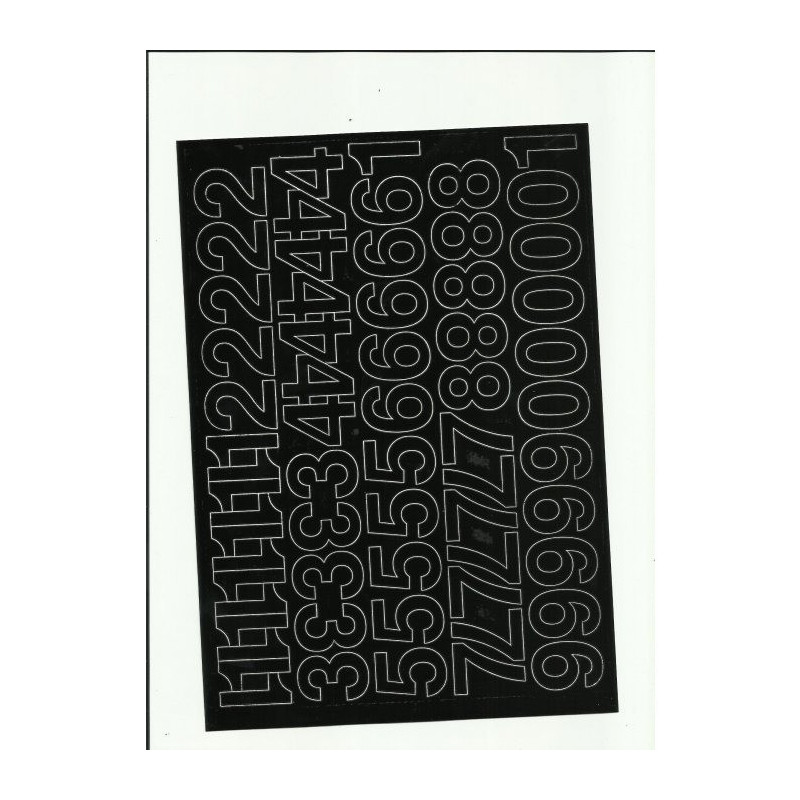 LITERY samoprzylepne 3cm (8) niebieskie ARTDRUK