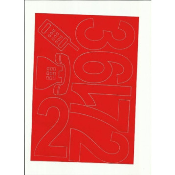 Cyfry samoprzylepne 10cm (8) czarne ARTDRUK Cyfry samoprzylepne 10cm (8) czarne ARTDRUK