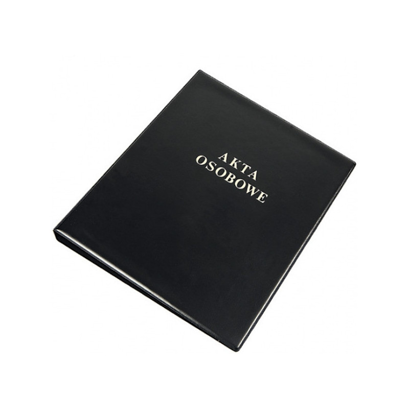 Segregator na akta osobowe A4 PVC czarny 0316-0048-01 PANTA PLAST