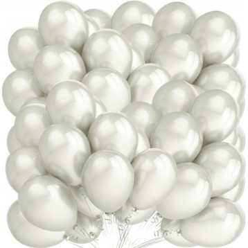 Balony 12` metalizowane BIAŁE (50szt.) 170-2633 FIORELLO Balony 12` metalizowane BIAŁE (50szt.) 170-2633 FIORELLO