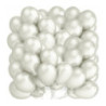Balony 12` metalizowane BIAŁE (50szt.) 170-2633 FIORELLO