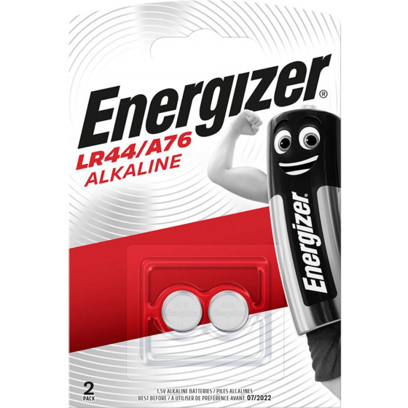 Bateria ENERGIZER LR44/A76/G13/303/357/SR44/LR1154 alkaliczna (2szt) Bateria ENERGIZER LR44/A76/G13/303/357/SR44/LR1154 alkaliczna (2szt)