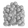 Balony 10` metalizowane SREBRNE (50szt.) 170-2631 FIORELLO
