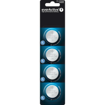 Bateria EVERACTIVE CR3032 3V litowa blister (4szt) Bateria EVERACTIVE CR3032 3V litowa blister (4szt)