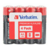 Bateria VERBATIM Premium Alkaline AA/LR6 1,5V alkaliczna taca (4szt) (49501)