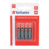 Bateria VERBATIM Premium Alkaline AAA/LR03 1,5V alkaliczna blister (4szt) (49920)