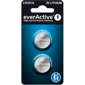 Bateria EVERACTIVE CR2016 litowa blister (2szt) Bateria EVERACTIVE CR2016 litowa blister (2szt)