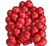 Balony 12` metalizowane CZERWONE (50szt.) 170-2634 FIORELLO
