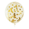 Balony z konfetti złote 30cm (5 szt) BKN-8575 ALIGA