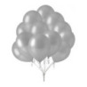 Balon Srebrny metalik 80szt. B088 GO PARTY