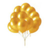 Balon Złoty metalik 80szt. B101 GO PARTY