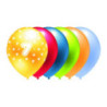 Balon metalik nadruk 7 mix kolor 5szt. B217 GO PARTY