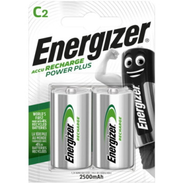 Akumulatorek ENERGIZER Power Plus C/HR14 2500mAh Ni-MH (2szt) Akumulatorek ENERGIZER Power Plus C/HR14 2500mAh Ni-MH (2szt)