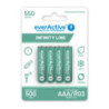 Akumulatorek EVERACTIVE Infinity Line AAA/HR03 550mAh (4szt)