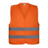 Kamizelka ostrzegawcza pomarańczowa r.XXL (56x65cm) BULK