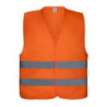 Kamizelka ostrzegawcza pomarańczowa r.L (52x64cm) BULK