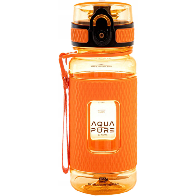 Bidon na wodę AQUA PURE neon orange 400ml 511023008 ASTRA