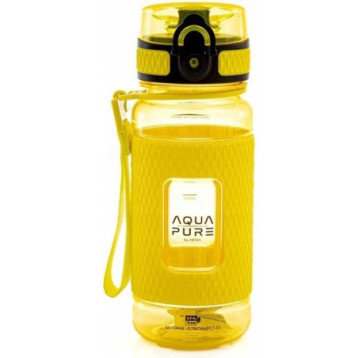 Bidon na wodę AQUA PURE neon yellow 400ml 511023009 ASTRA Bidon na wodę AQUA PURE neon yellow 400ml 511023009 ASTRA