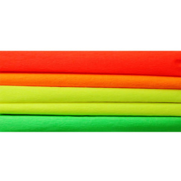 Bibuła marszczona 25x200cm fluo MIX 4kol 5 rolekHA 3640 2520-MIXflu Bibuła marszczona 25x200cm fluo MIX 4kol 5 rolekHA 3640 2520-MIXflu