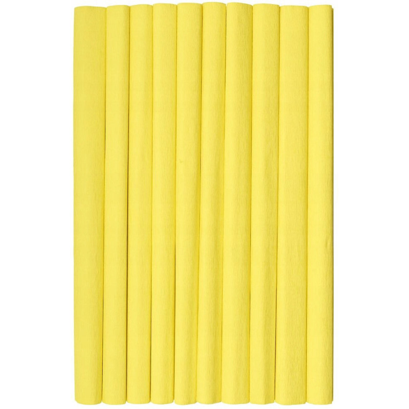 Bibuła marszczona CREATINIO 10 sztuk 50x200cm żółty cytrynowy 400153891 TOP 2000
