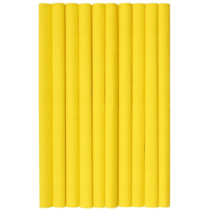 Bibuła marszczona CREATINIO 10 sztuk 50x200cm żółty 400153892 TOP 2000