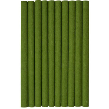 Bibuła marszczona CREATINIO 10 sztuk 50x200cm oliwkowy 400153922 TOP 2000