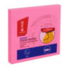 Bloczek samoprzylepny 75x75mm 100k różowy neonowy MB100-23-100 MEMOBE