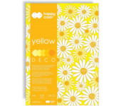 Blok A4 20k 170g 5 kolorów DECO YELLOW HA 3717 2030-012 HAPPY COLOR