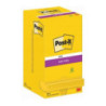 Bloczek samoprzylepny 76x76mm 90k żółty (12szt) SUPER STICKY POST-IT 654-S 3M