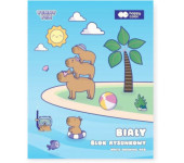 Blok rysunkowy Kapibara Yummy Yum biały A4 80g/m2 20ark. HA 3708 2030-0PP HAPPY COLOR
