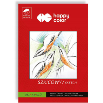 Blok szkicownik A4 50k 90g MŁODY ARTYSTA HA 3709 2030-M50 HAPPY COLOR Blok szkicownik A4 50k 90g MŁODY ARTYSTA HA 3709 2030-M50 HAPPY COLOR
