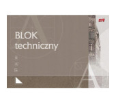 Blok techniczny szkolny A3 biały 10 kartek 190g UNIPAP