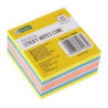 Bloczek samoprzylepny 75x75mm 400k mix neon mango D.RECT (110626)