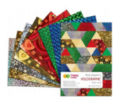 Blok HOLOGRAPHIC A5 10k 70g 5 kolorów 5 motywów HA 3807 1520-HO HAPPY COLOR