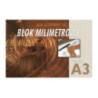 Blok milimetrowy A3 20k KRESKA