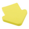 Bloczek samoprzylepny 75x75mm strzałka 100k żołty 110512 D.RECT
