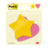 Karteczki samoprzylepne GWIAZDKA i SERDUSZKO 70x72mm 2x30kartek POST-IT