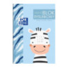 Blok rysunkowy szkolny A3 biały 20 kartek 120g KIDS 400170350 OXFORD