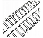 Grzbiety drutowe GBC A4 21L 8mm czarne (100szt) IB165122