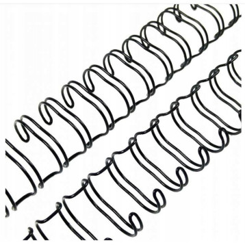 Grzbiety drutowe GBC A4 21L 8mm czarne (100szt) IB165122 Grzbiety drutowe GBC A4 21L 8mm czarne (100szt) IB165122