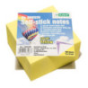 Bloczek samoprzylepny 75x75mm 400k żółty D.RECT 009326 LEVIATAN