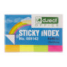 Zakładki indeksujące papierowe D.RECT 20x50mm 4x40szt. 009142