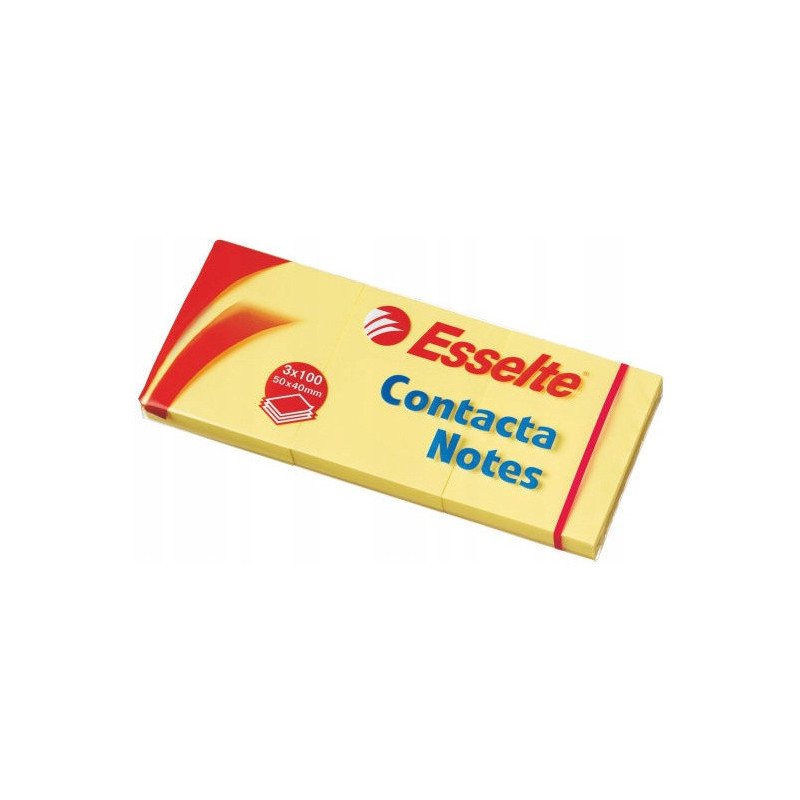 Bloczek samoprzylepny 40x50mm 100k żółty (3szt) ESSELTE 83012