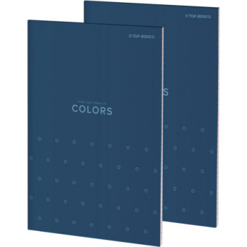 Blok notatnikowy A4 100k kratka COLORS 400169242 TOP 2000 Blok notatnikowy A4 100k kratka COLORS 400169242 TOP 2000