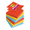 Bloczek samoprzylepny 76x76mm 90k mix kolorów (6szt) POST-IT Super Sticky Z-Notes PLAYFUL