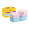 Karteczki samoprzylepne Post-it Super Sticky SOULFUL 47,6x47,6mm 12x90 karteczek