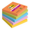 Bloczek samoprzylepny 76x76mm 90k mix kolorów (5szt) POST-IT Super Sticky BOOST