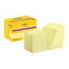 Bloczek samoprzylepny 47,6x47,6mm 90k żółty (12szt) POST-IT Super Sticky 100% PEFC CH18/0914