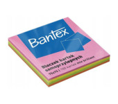 Karteczki samoprzylepne bloczek 75x75mm 100 kartek kolorowe 400086389 BANTEX