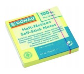 Bloczek samoprzylepny 76x76mm 100k żółty DONAU 7586001-11